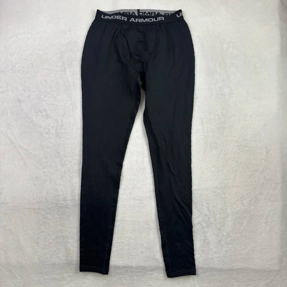 Under Armour Black Base Layer 2.0 Fitted ColdGear Leggings Activewear Men's M